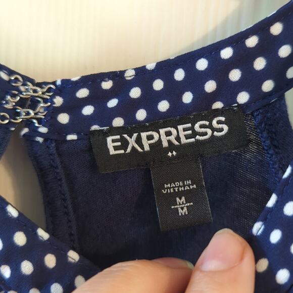 EUC Express Polka Dot Top, M - Picture 4 of 6